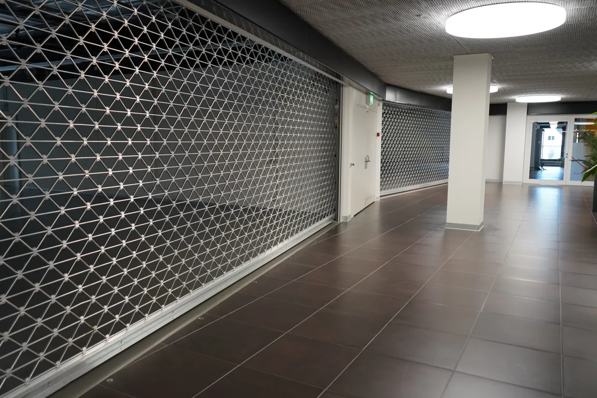 Eine grosse Fläche ist verriegelt.